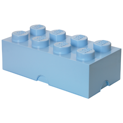 фото Ящик для хранения lego 8 голубой