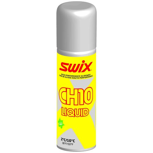 фото Парафин swix liquid yellow 2c/10c жидкий, ch10xl-120, желтый, 125 мл