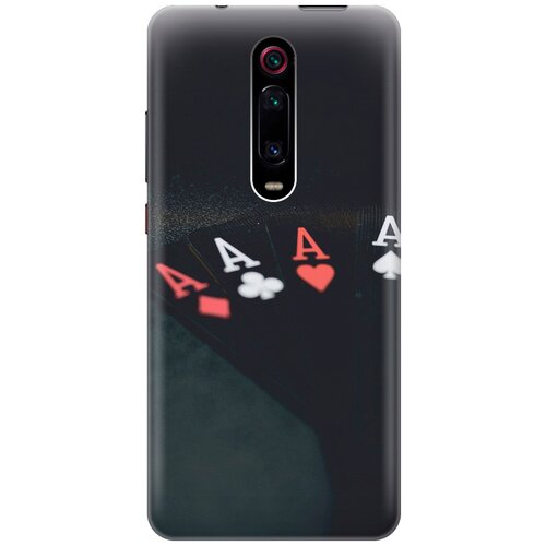 фото Силиконовый чехол на xiaomi mi 9t / mi 9t pro / k20 / k20 pro / сяоми ми 9т / ми 9т про с эффектом блеска "флеш-рояль gosso