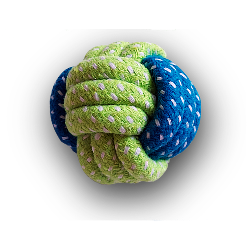 фото Мяч верёвочный, игрушка для собак, 6 см. adelanto