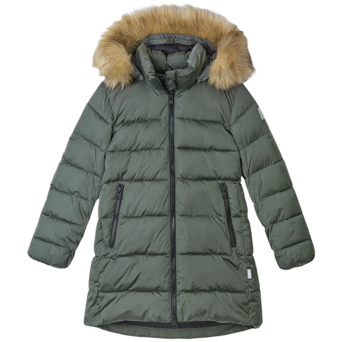 фото Куртка reima lunta, демисезон/зима, размер 116, зеленый
