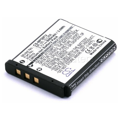 Аккумуляторная батарея CameronSino/Pitatel для фото и видеокамеры D- Li68, KLIC-7004, NP-50