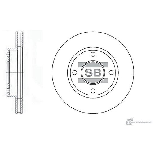 фото Диск тормозной sangsin sd3027 sangsin brake