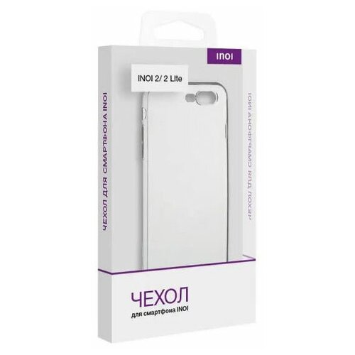 фото Силиконовая накладка для inoi 2/2 lite прозрачная