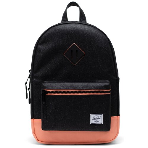 фото Городской рюкзак herschel heritage youth 16, black sparkle/neon peach