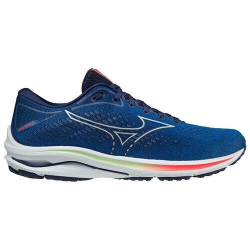 фото Беговые кроссовки mizuno wave rider 25 princess blue/illusion blue/diva pink (uk:11)