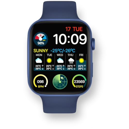фото Смарт часы wearfit pro fk88, 1.78", 44mm, синие