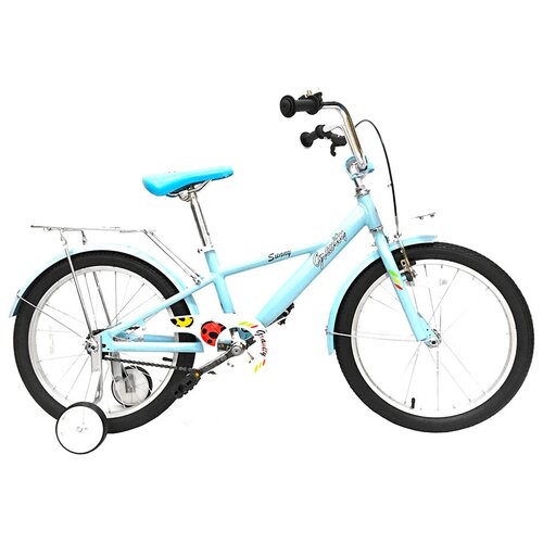 фото Подростковый велосипед gravity sunny 20, цвет: голубой
