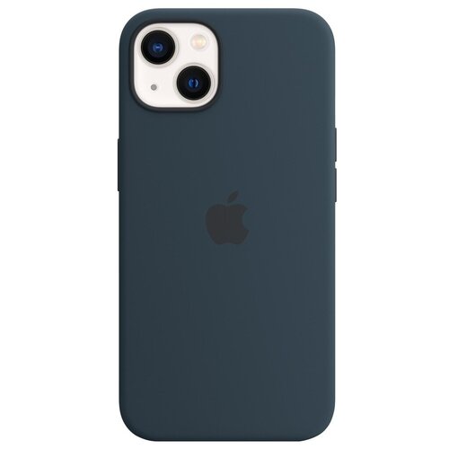 фото Чехол для смартфона apple iphone 13 silicone case magsafe, синий омут