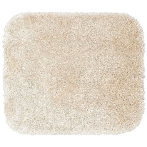 фото Бежевый мягкий коврик для ванной комнаты confetti bath miami 3524 light mink квадрат (50*57 см)