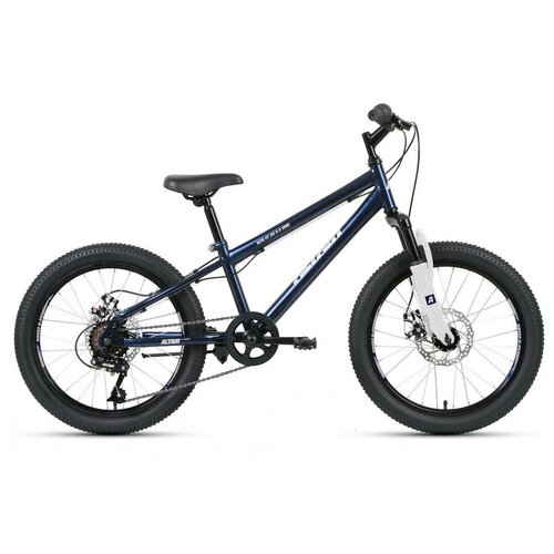 фото Детский велосипед altair mtb ht 20" 2020-2021, темно-синий/серебристый