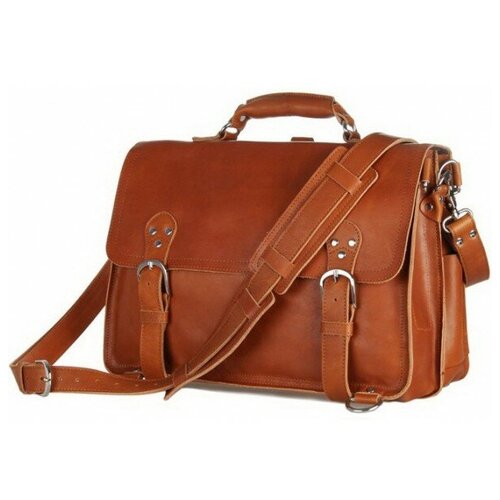 фото Jmd кожаный портфель-рюкзак jmd 7161b brown
