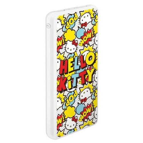 фото Внешний аккумулятор 10000 mah, 2 usb, 2,1a hello kitty, мульти, deppa 301104