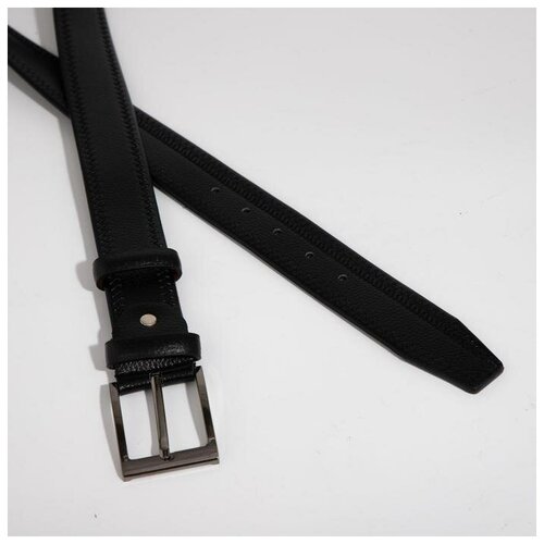фото Ремень мужской, ширина 4 см, винт, пряжка металл, цвет чёрный yandex market