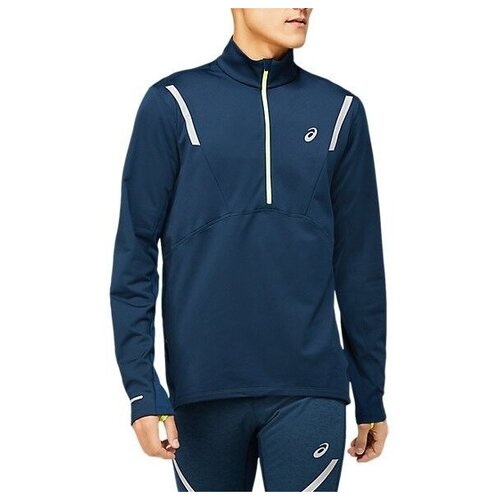 фото Куртка asics lite-show winter 1/2 zip top размер l, french blue