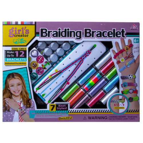 фото Набор для плетения браслетов braiding bracelet арт.мвк-280 нет бренда 