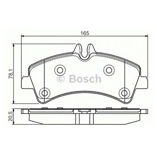 фото К-т дисков. тормоз. колодок bosch 0986495099