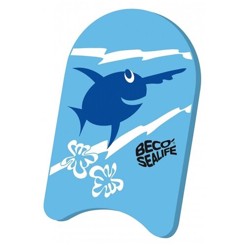 фото Доска для плавания детская beco kickboard sealifе - голубая
