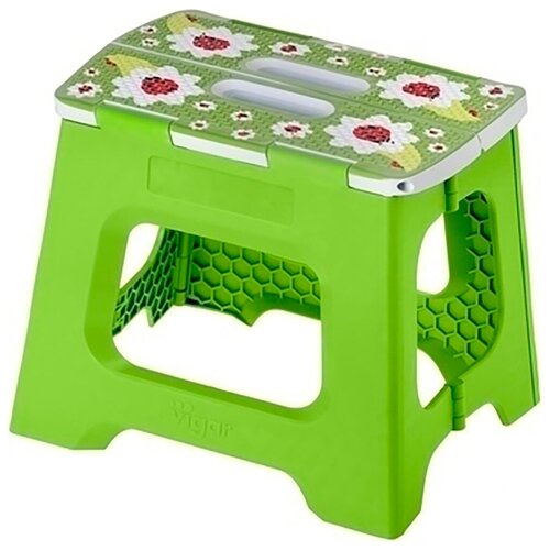 фото Табурет складной "stool" 23 см зеленый "vigar" 10787