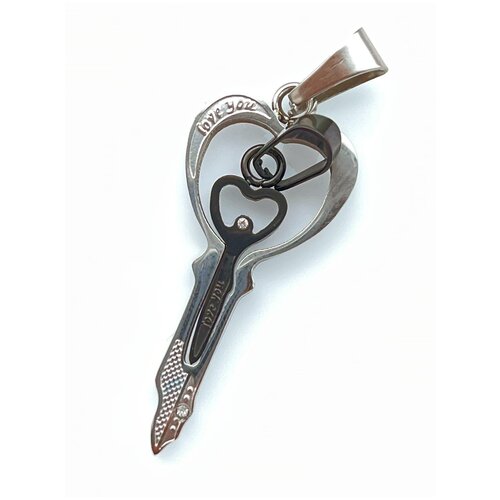 фото Двойной кулон для влюбленных ключи от наших сердец #лакшери