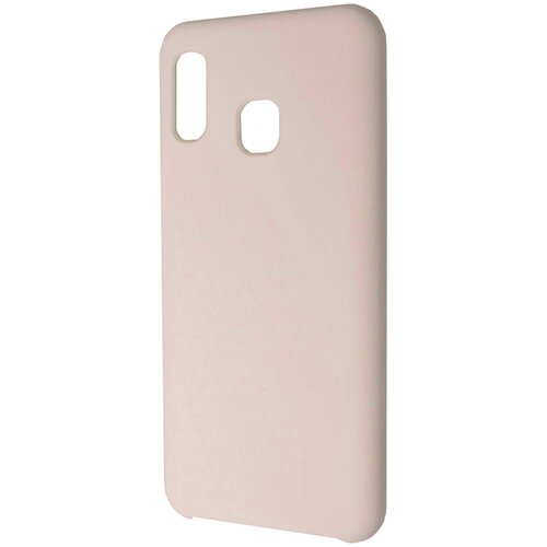фото Чехол- накладка для samsung a305f a30/a205f a20 silicone case nl op светло- розовый (18)