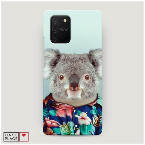 фото Чехол пластиковый samsung galaxy s10 lite коала в костюме case place