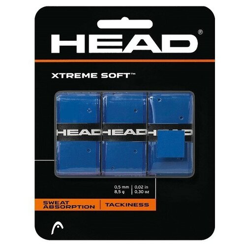 фото Обмотка для ручки ракетки head overgrip xtremesoft x3 blue 285104-bl