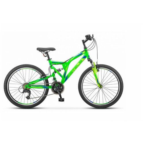 фото Подростковый велосипед stels mustang 24 md v010 (2021)(неоновый-зеленый)