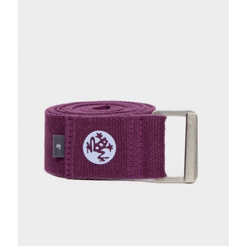 фото Широкий ремень для йоги manduka align yoga strap 243*4,4 см - dark deep sea