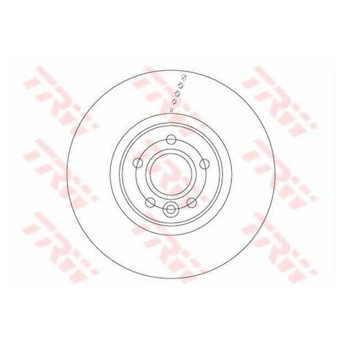 фото Диск тормозной передний подходит для volvo s40 ii (320мм) df6676s trw арт. df6676s
