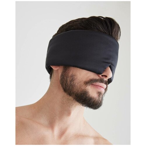 фото Мужская шёлковая маска deep sleep черная selique