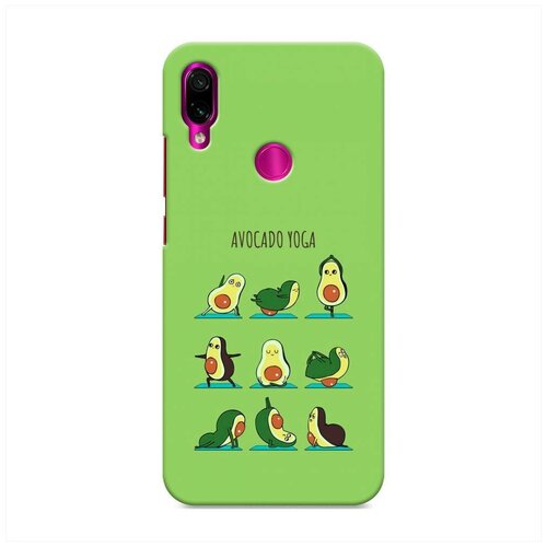 фото Пластиковый чехол "авокадо йога" на xiaomi redmi note 7 / сяоми редми нот 7 case place