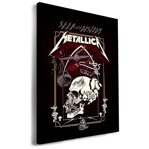 фото Картина 60x40 см на холсте metallica весы drabs