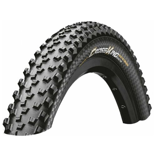 фото Велопокрышка continental cross king ii 2.2, 27.5x2.2 (55-584), складная, puregrip, shieldwall system, черный, 150291