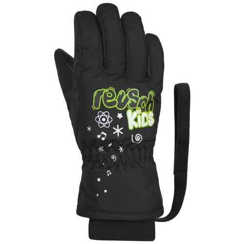 фото Перчатки горнолыжные reusch 2021-22 kids black (inch (дюйм):v)