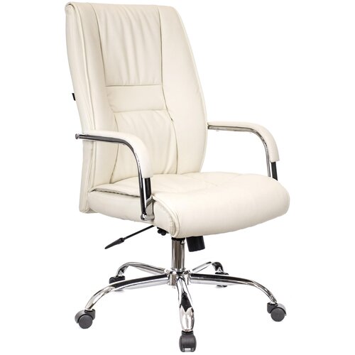 фото Компьютерное кресло everprof kent tm для руководителя, обивка: искусственная кожа, цвет: кремовый