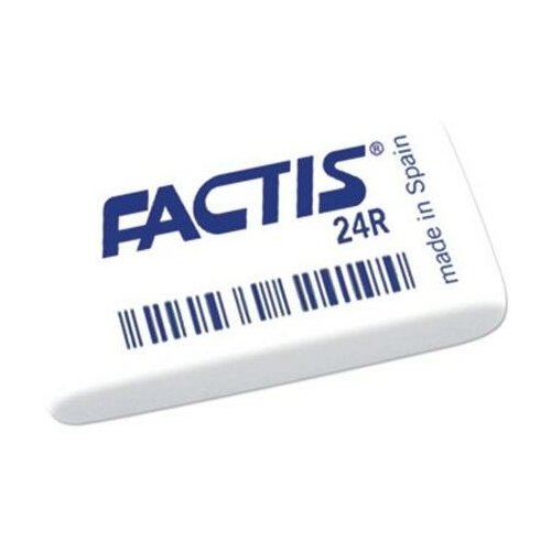 фото Factis резинка стирательная factis 24 r (испания), прямоугольная, 52х29х10 мм, синтетический каучук, cnf24r