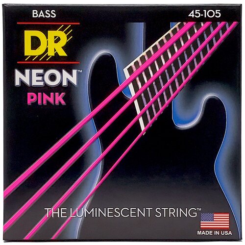 фото Dr strings npb-45 hi-def neon струны для бас-гитары