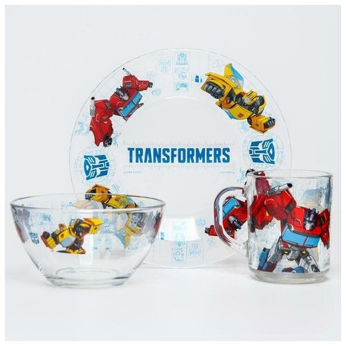 фото Набор детской посуды "transformers", трансформеры qwen
