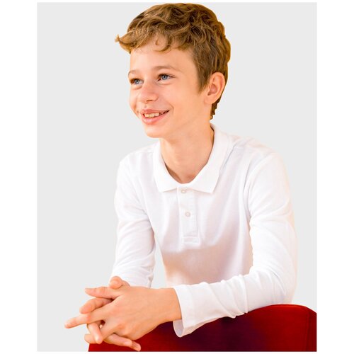 фото Лонгслив поло с длинным рукавом для мальчиков детская школьная форма для мальчика подростка рубашка family nation