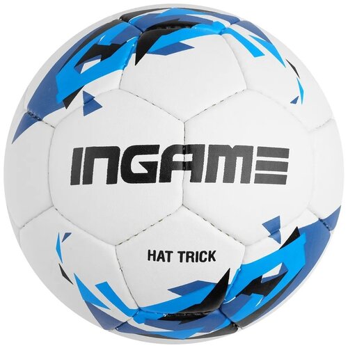 фото Мяч футбольный размер 5, ingame hat trick голубой