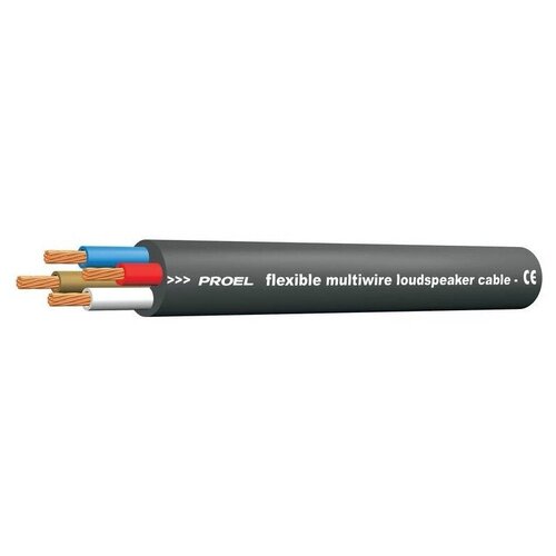 фото Кабель акустический с катушки bi- wire proel hpc640bk, 1 м