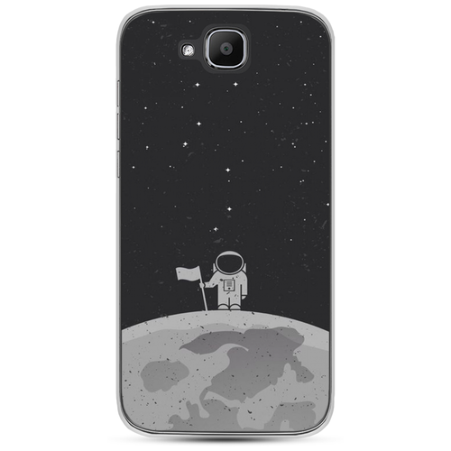 фото Силиконовый чехол первый на луне на doogee x9 mini / дуги x9 mini case place