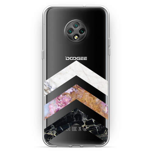 фото Силиконовый чехол три камня на doogee x95 / дуги x95 case place