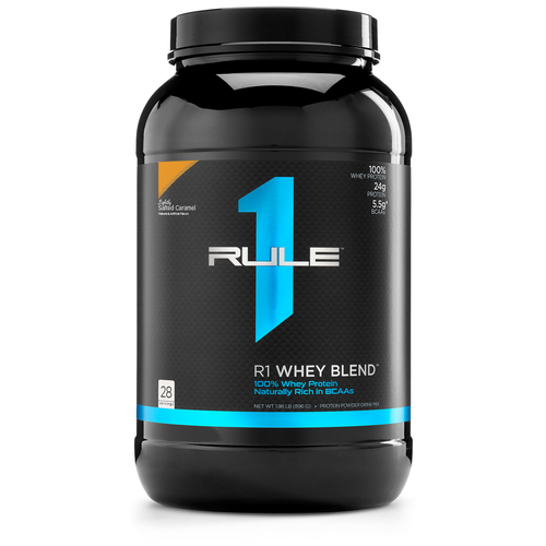 фото Протеин rule 1 whey blend, 924 гр., соленая карамель