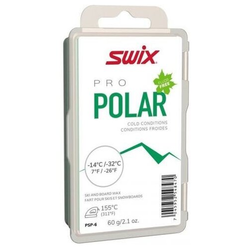 фото Мазь скольжения парафин swix psp-6 polar, (-14-32 c), 60 g