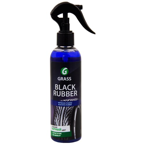 фото Чернитель резины grass black rubber чернитель-полироль шин 250 мл. 153250