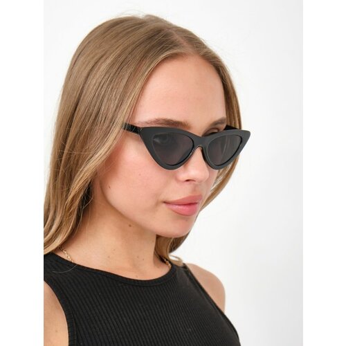 фото Солнцезащитные очки , кошачий глаз, для женщин, черный happybunny