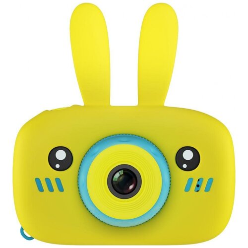 фото Детский цифровой фотоаппарат gsmin fun camera rabbit со встроенной памятью и играми (желтый)
