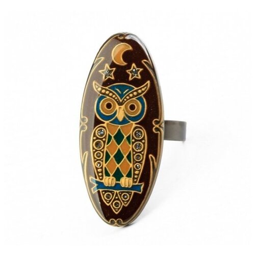 фото Кольцо сова k27962.22 br clara bijoux